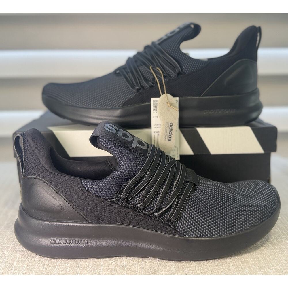 Adidas Lite Racer Adapt 7.0 IE6327 Men's Size 11 Black Cloudfoam Shoes New w/Box